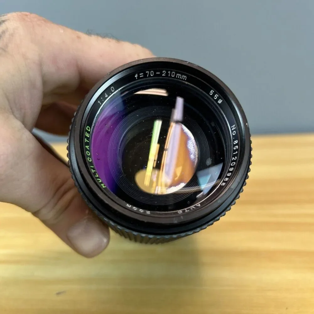 Auto Sears Model 202 Macro Zoom Camera Lens f 70-210 1:4.0